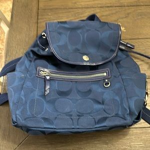 Navy backpack